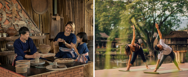 奢華渡假村內享受自由時光(推薦參加水牛洗澡、體驗插秧等免費活動)→泰式下午茶時光(兩人一套)