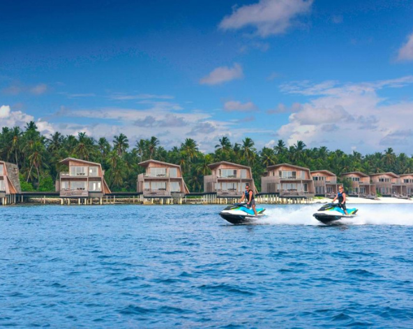 渡假島上自由探索