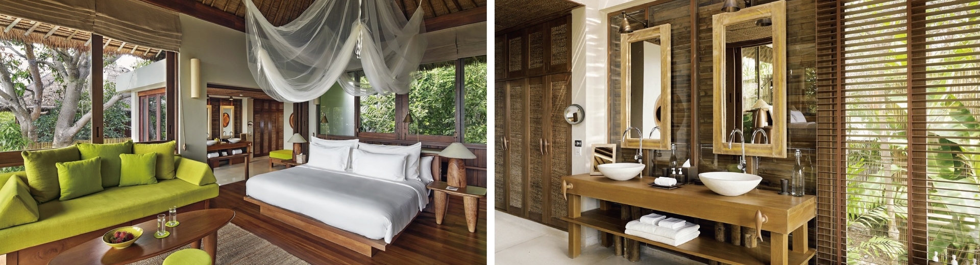 渡假村內自由活動→渡假村海景全身舒緩按摩120分鐘→懸崖餐廳Dining on the Rocks