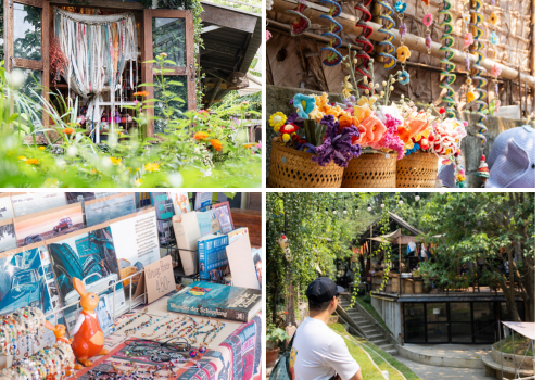 台北→清邁→Baan Kang Wat 手做藝術村→大象互動咖啡廳+飲品一杯→尼曼商圈自由逛街→人氣烤山尼曼~品藏在地泰北咖哩麵