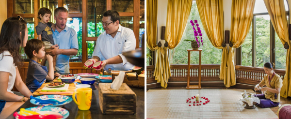 奢華渡假村內享受自由時光(推薦參加水牛洗澡、體驗插秧等免費活動)→泰式下午茶時光(兩人一套)