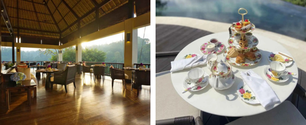 Day2：享用山谷無邊際泳池→叢林療癒套裝：一小時峇里式按摩&身體浴+下午茶→日落瑜珈體驗→渡假村內享用晚餐 